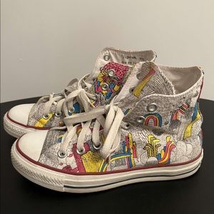 Converse All Star Chuck Taylor Shoes Democracy Jigaram Artist Series US 7.5